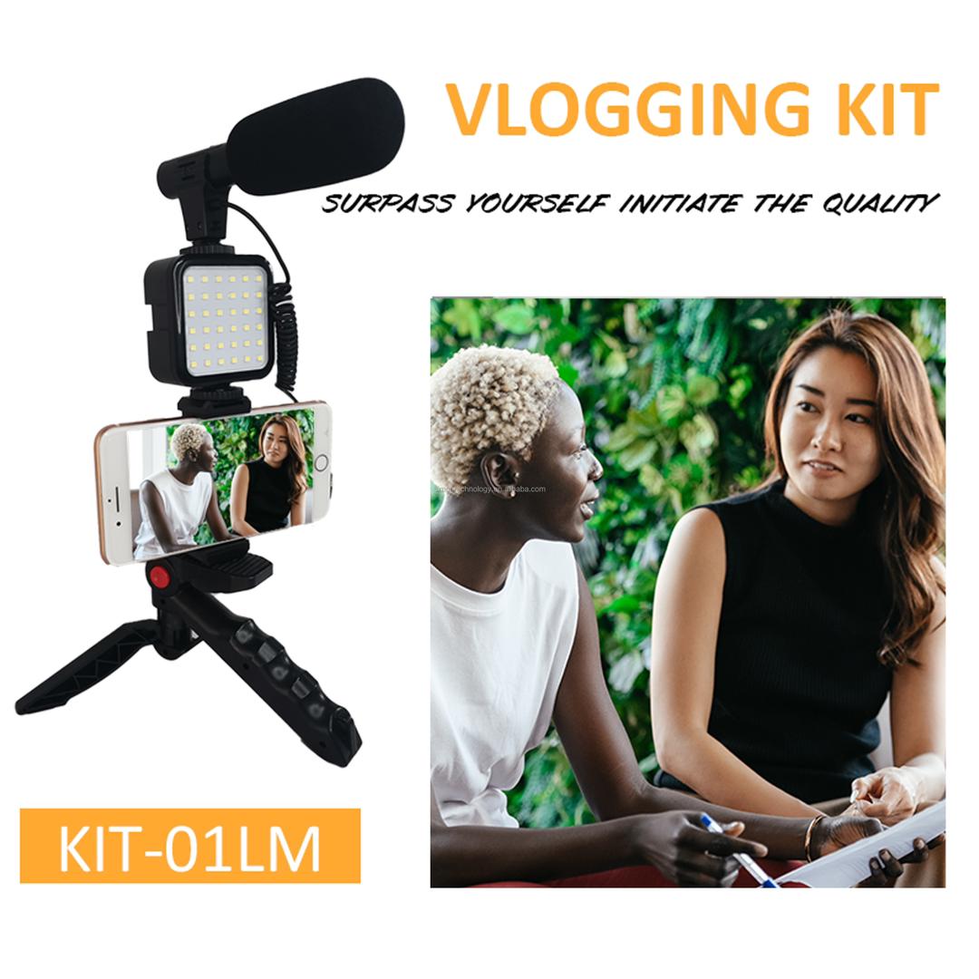 Vlogging Kit for live streaming, podcast and more